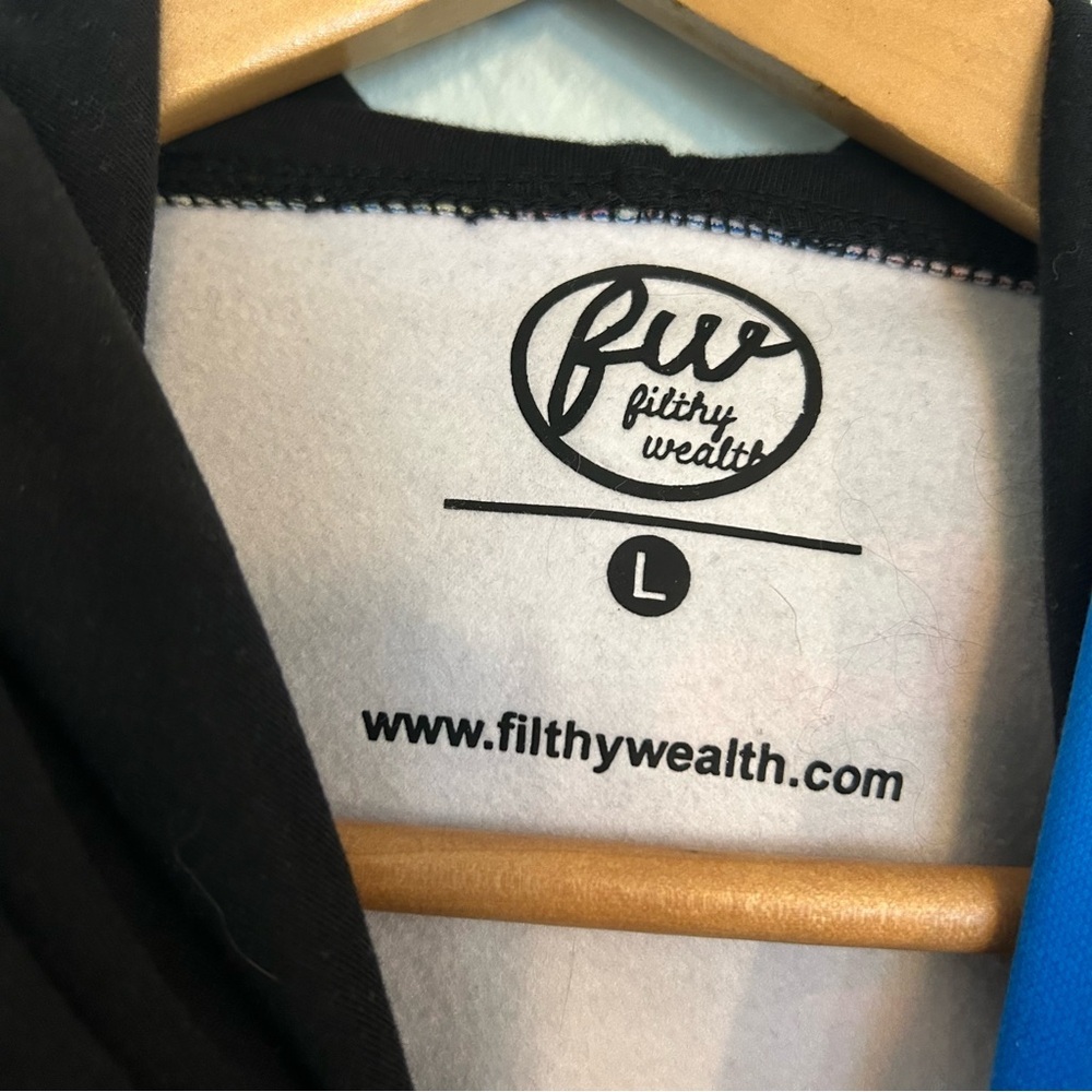 Filthy Wealth Clothing Camo Hoodie Size Large - Picture 4 of 8